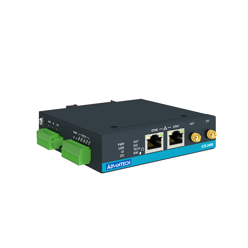 ICR-2400, NAM, 2x Ethernet , 1x RS232, 1x RS485, Metal, Without Accessories